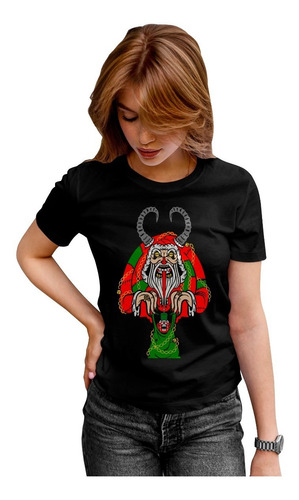 Playera De Mujer Feliz Navidad Dulce O Truco  Nvd