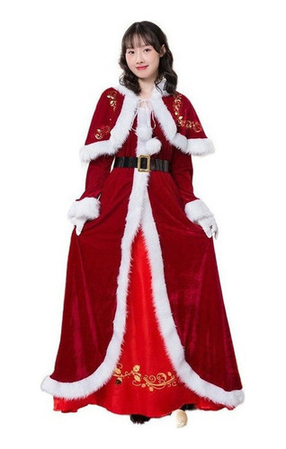 Vestido Maxi  Mujer De Navidad Traje Maxi Fiesta De Gradua A