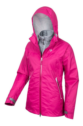 Campera Doite Spirit 3en1 Impermeable Mujer