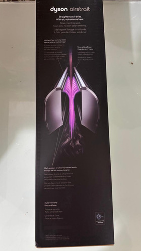 Alaciadora Cabello Dyson Plancha Airstrait, Reacondicionado Rosa (Reacondicionado)