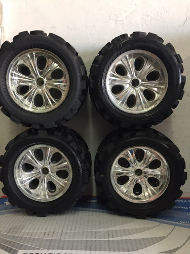 Set 4 Llantas Para Hpi Revo Traxxas 1/8 1/10