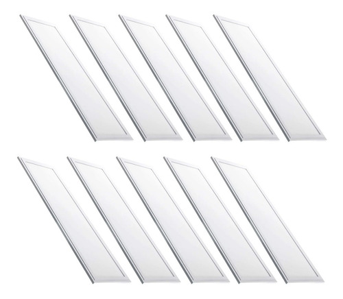 Pack X10 Panel Led 48w 120x30 - Calidad Garantizada Unilux