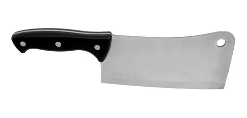 Cuchillo Taquero Hacha Profesional Negro Cocina