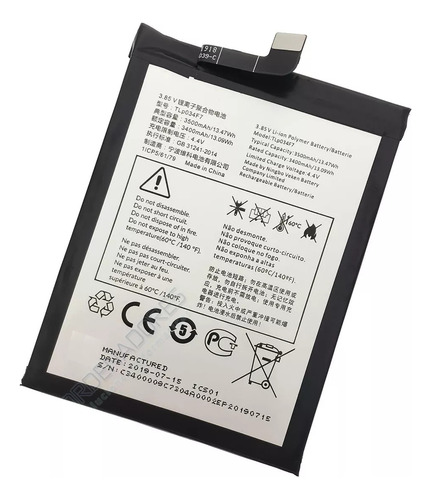 Pila Bateria Compatible Con Alcatel 3l 5053 Tlp034f7 5039d
