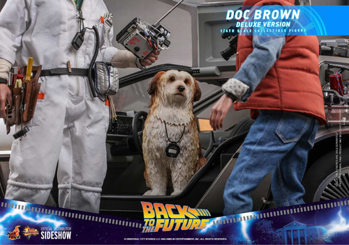 Doc Emmet Brown Deluxe 1/6 Back To The Future Hot Toys 610