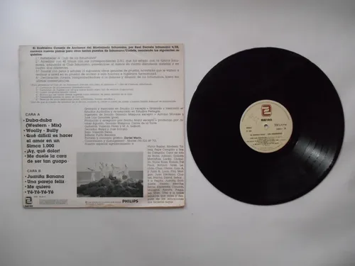 Los Inhumanos 30 Hombres Solos Lp Vinilo Edic Colombia 1989 (Usado)