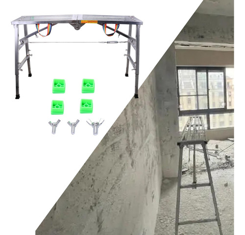 De Andamio De Trabajo Escalera De Tijera Plegable De Altura