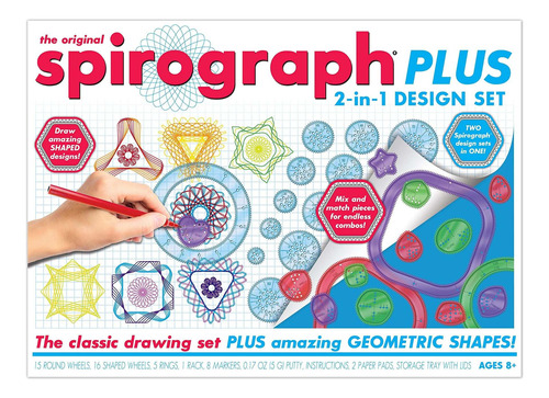 Spirograph Plus Juego Diseño 2 1 Forma Clasica Hacer