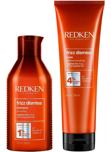 Pack Duo Frizz Dismiss Shampoo Y Tratamiento  Redken