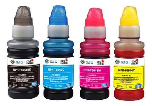 2 Pack De Carga De Tinta Para Epson T664 L220, L120, L121