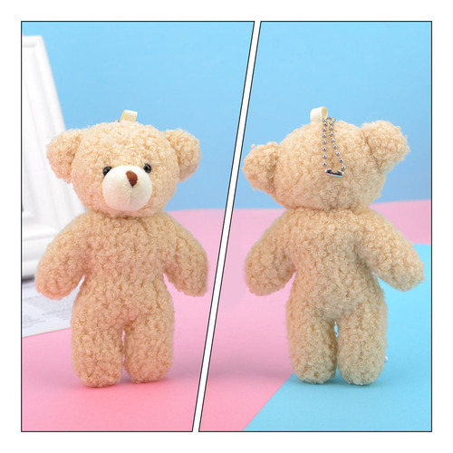 3 Adorables Muñecos De Peluche Con Forma De Oso Colgante Par