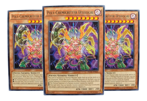 Yugi-oh! Poly-chemicritter Dioxogre Inov-en026 Rare