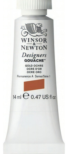 Gouache Winsor & Newton 14ml - Color Ocre Oro