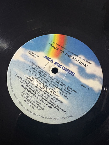 Back To The Future. The Power Of Love. Vinilo. Made In Usa (Usado)