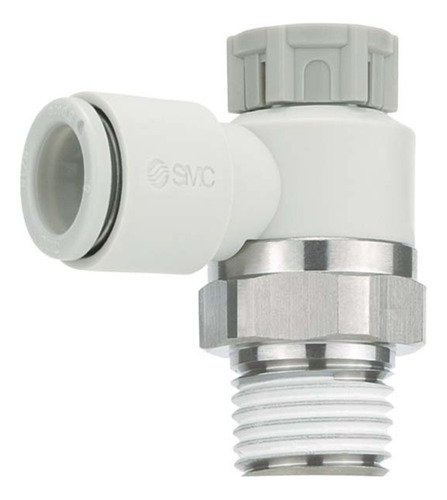 Valvula Reguladora De Flujo En Codo De 1/8 A 6 Mm 10 Piezas