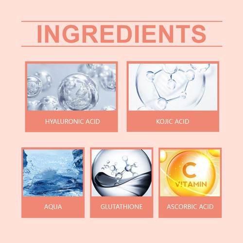 Tratamiento Facial Hidratante E Iluminador Con Glutatión Kój