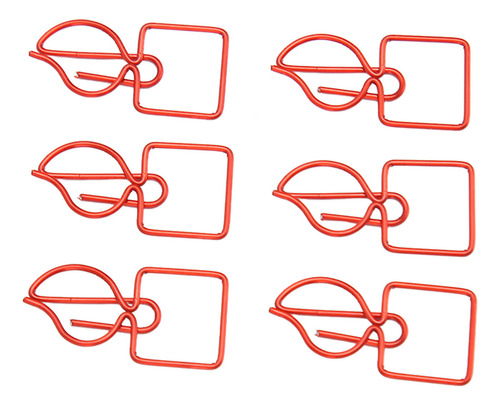 Clips De Papel Con Forma De Vela, 100 Unidades, Que Evitan R