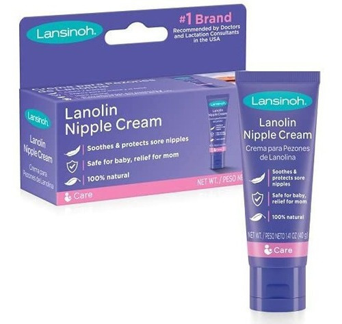 Crema Pezones Anti Grietas Lanolin Lactantes 40 Gr