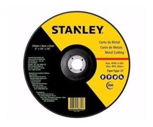 Disco Corte Metal 4-1/2 Sta0410 Stanley