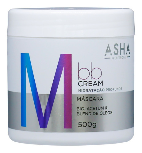 Asha Mascara Bb Cream Hidratação Profunda 500g