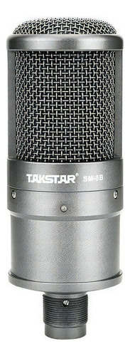 Microfono Para Grabacion Estudio Electro Takstar Sm-8b Color Gris