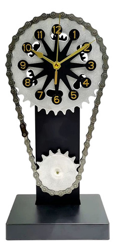 Reloj Steampunk, Cronómetro, Engranaje Giratorio, Pistón