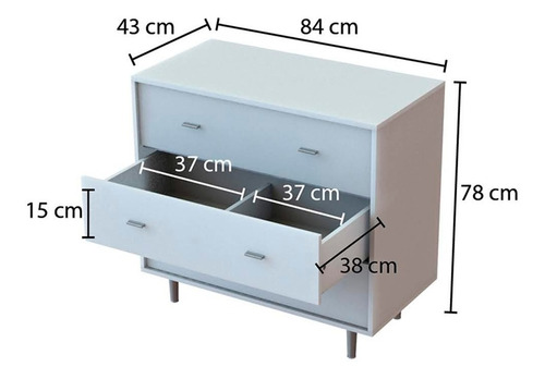 Comoda - Cajonera Centro Estant Modelo Bilbao