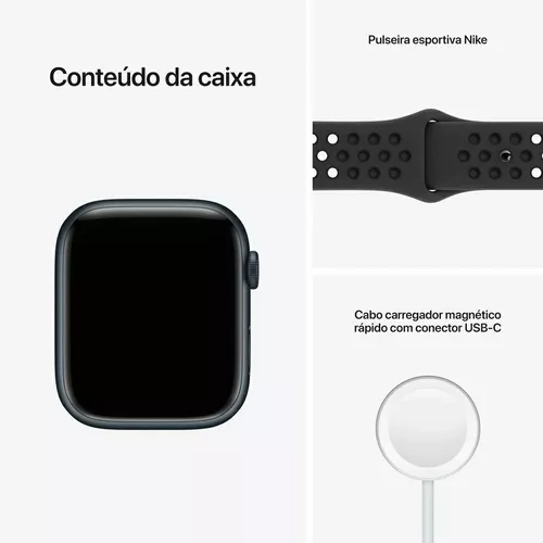 Apple Watch Series 8 Edição Nike Alumínio 45mm (gps+celular)