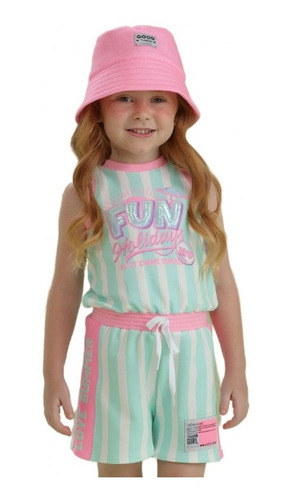 Macacão Infantil Verão Petit Cherie Fashion Trend 19006