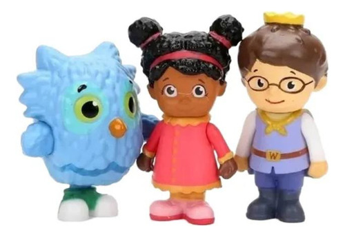 Daniel Tigre Miniaturas Disney Jr Com 5 Personagens Colorido