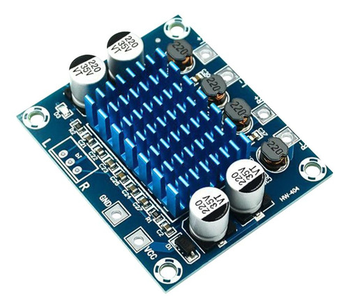 Módulo Amplificador De Subwoofer Digital Xh-a232 De 30 W+30 Color Azul Potencia De Salida Rms 1 W