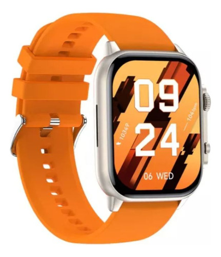 Smartwatch Colmi C81 Orange Malla Silicona Amoled  Naranja
