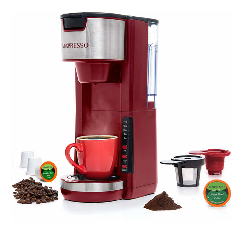 Mixpresso Single Serve 2 En 1 Coffee Brewer K-cup Pods Comp