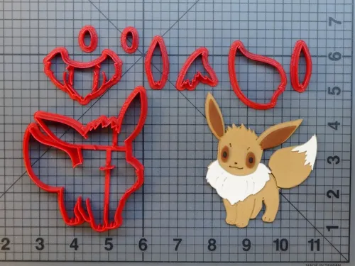 comprar Cortantes Fondant Eevee Pokemon !