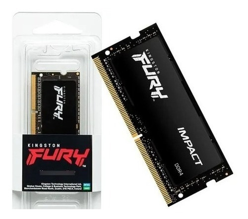 Memória Fury Impact 32gb 3200mhz Ddr4 Notebook Kf432s20ib/32