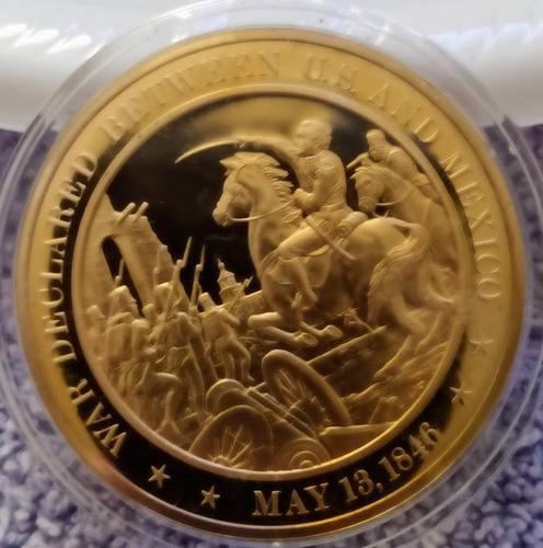 Medalla Franklin Mint Batalla De Monterrey 1846