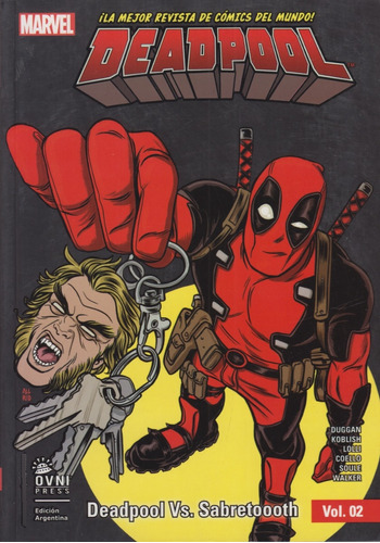 Deadpool Vs. Sabretoooth Volumen 2 Marvel Excelente