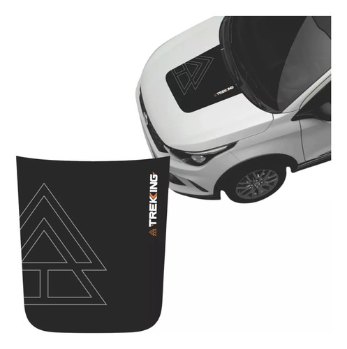 Adesivo Faixa Capô Fiat Argo Trekking 2020 2021 2022 2023