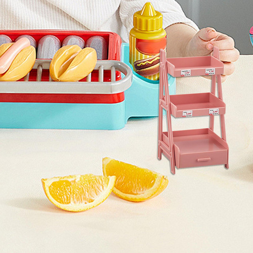 Soporte De Planta En Miniatura A Escala 1:12, Rosa