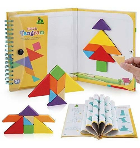 Tangram Puzzle-magnetic Road Trip Game Puzzle Para Niños May