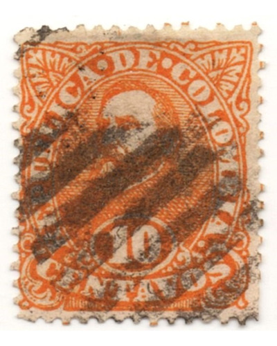 Estampilla 10 Centavos 1886 - 1890 