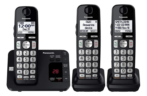 Panasonic Dect 6.0 Expandable Cordless Phone System With Ans