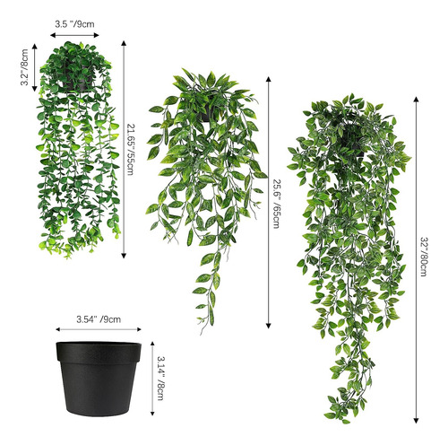 Plantas Hiedra Artificial Enredaderas Artificiales Con