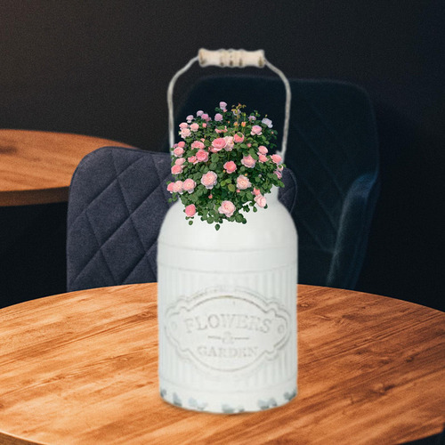 Jarrón Con Forma De Lata Para Leche, Florero, Soporte Para