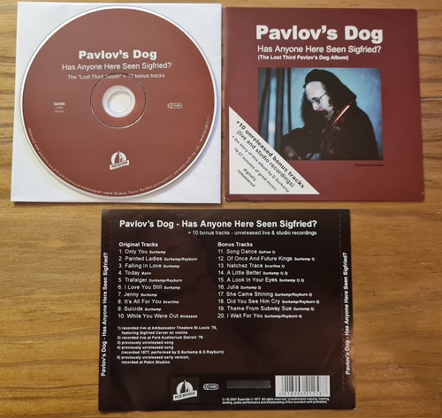 Pavlov's Dog - Has Anyone Here Seen Sigfried? ( Con Bonus) 