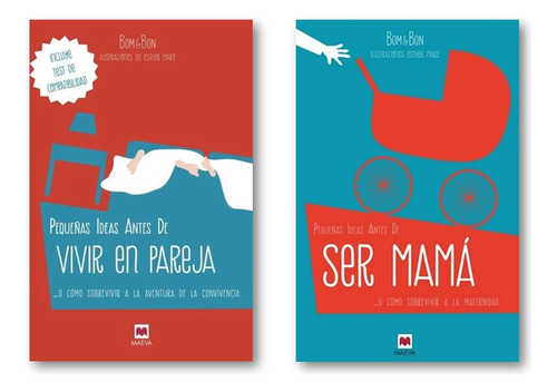 * Combo 2 Libros Pequeñas Ideas * Ser Madre Vivir En Pareja