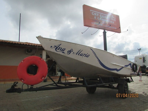 Barco - Motor Yamaha 25hp-carreta Documentada + Acessórios