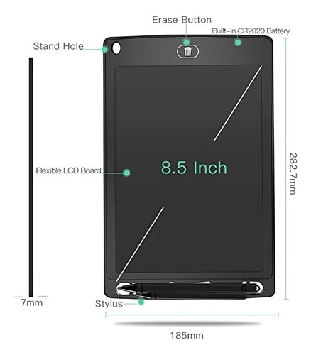 Eb Tableta Lcd For Escritura Infantil, Bloque De Dibujo De