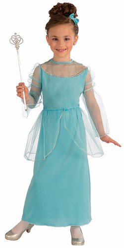 Disfraz Para Niña La Princesa En Azul Talla L Halloween