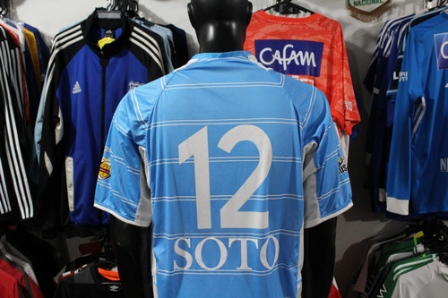 Camiseta Envigado F.c. Azul #12 Soto Talla L